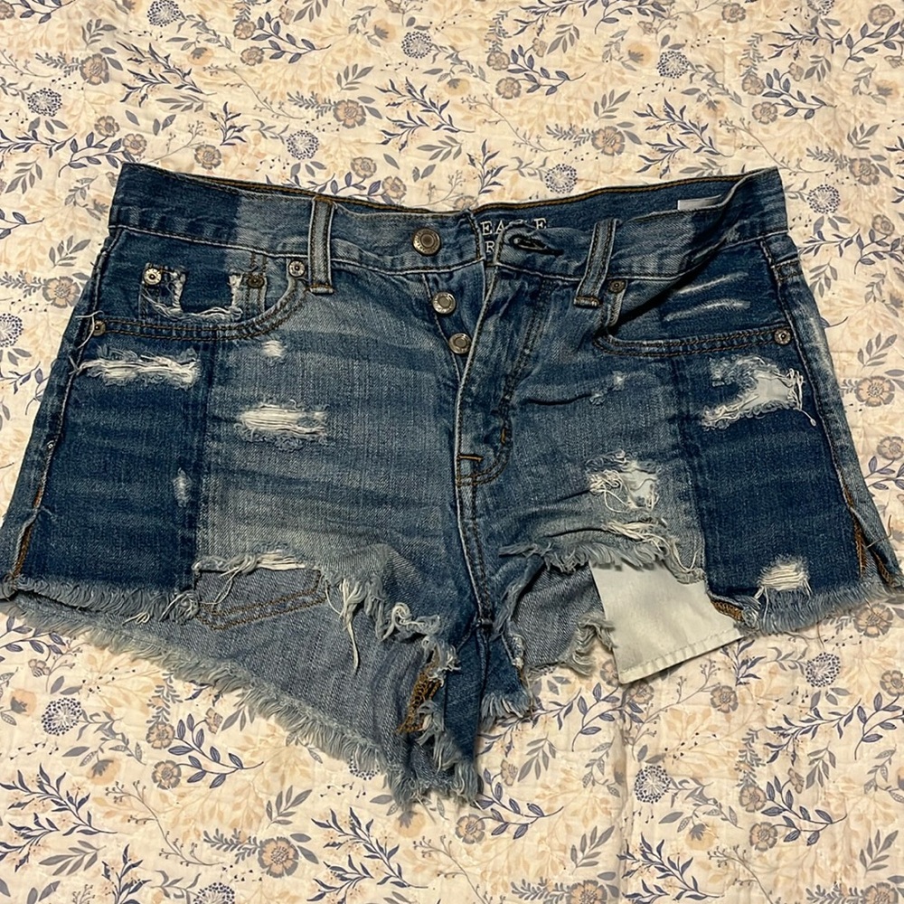 American Eagle festival shorts